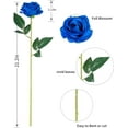 thumbnail image 6 of 10pcs Fake Roses Artificial Silk Flowers Faux Rose Flower Long Stems Bouquet for Arrangement Wedding Centerpiece Party Home Kitchen Decor, 6 of 7