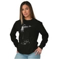 thumbnail image 3 of Michael Jackson Signature Autograph Long Sleeve TShirt Men Women Brisco Brands S, 3 of 6