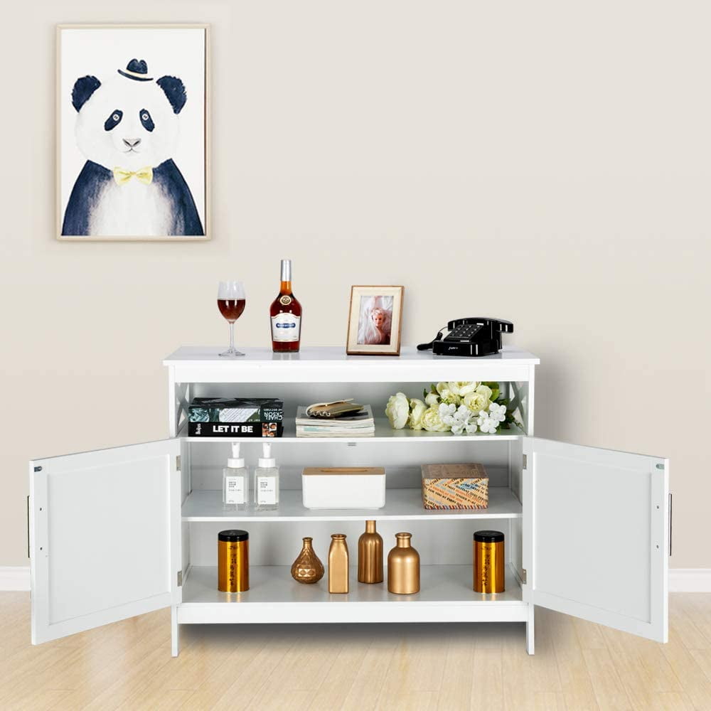 OverPatio Kitchen Storage Cabinet Sideboard Free Standing Dining Furniture for Home