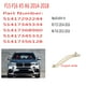 thumbnail image 5 of Scienceny Reemplazo para x5 F15 2014-2016 manija de tirador de puerta interior de coche empuñaduras derechas accesorios automotrices 51417292244 Ventana automotriz gris blanco Scienceny VI1168-02B, 5 of 5