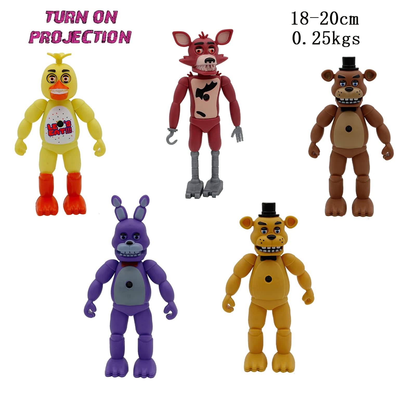 Five Nights at Freddy's FNAF, 22 Inch FNAF Articulated Action