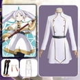 thumbnail image 2 of Disfraz de Frieren de Sousou No Frieren, disfraz de fantasía, vestido de mujer adulta, uniforme, peluca de Anime Frieren, traje de Halloween para mujer, 2 of 5