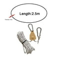 thumbnail image 6 of sunsanly Windproof Camping Canopy Rope Quick Lock Reflective Wind Rope Anti Loosening Tent Rope with Pulley Clip Adjustable Rope for Tents Tarps Camping Hiking, 6 of 8
