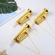 thumbnail image 2 of TOYMYTOY - 12 trompetas de plástico para hacer ruido, juguetes para niños, animadoras, partidos de fútbol, ​​accesorios para animar, regalo de fiesta de cumpleaños (dorado), 2 of 4