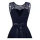 thumbnail image 4 of Vestido Corto Mangas Mujer, Mini Vestido Elegante Color Liso, 4 of 5