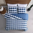 thumbnail image 2 of Wrangler Bison Plaid Navy King Comforter Set, 2 of 10