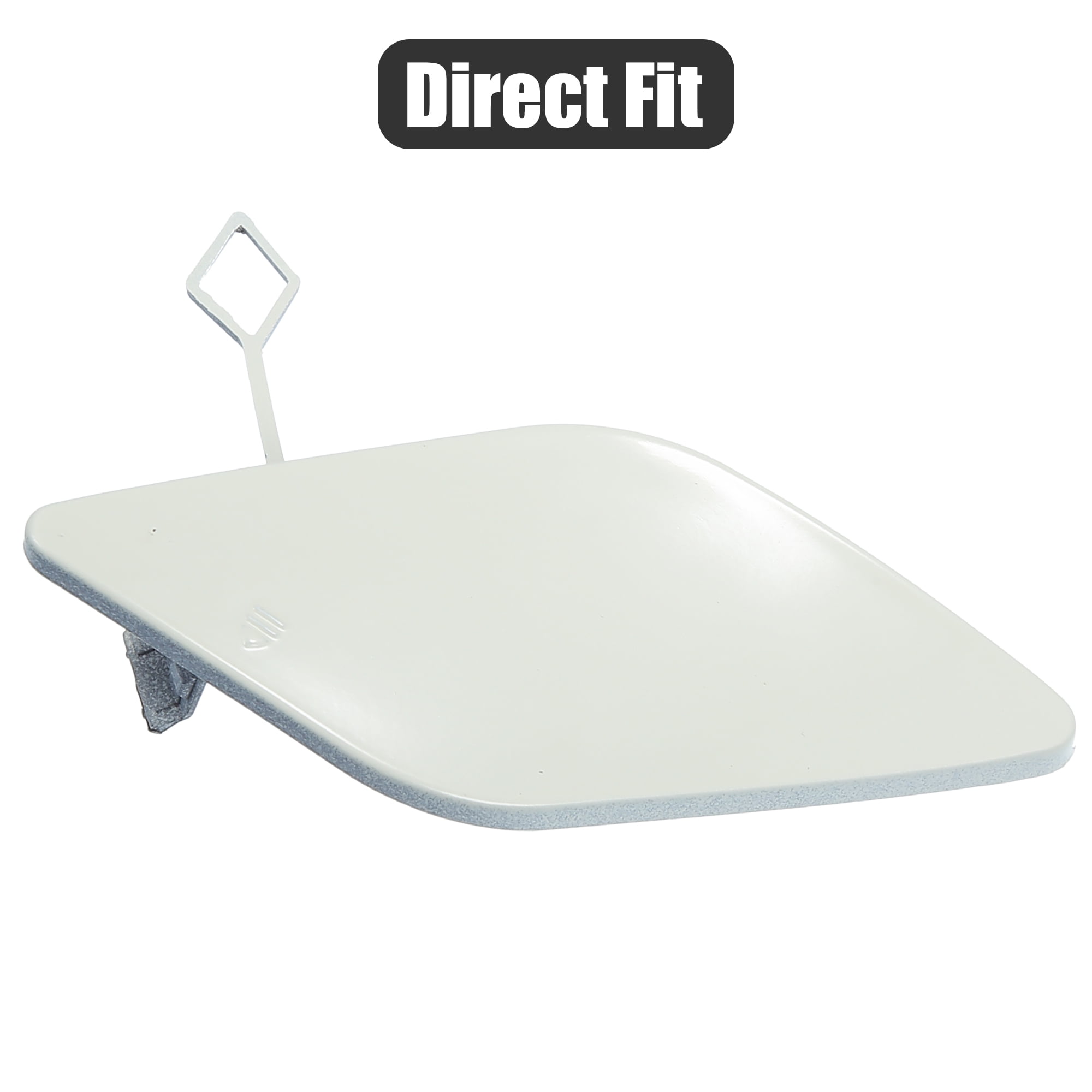 Unique Bargains Front Right Bumper Tow Hook Cover for Mercedes Benz W212 White