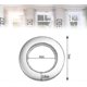 thumbnail image 2 of 50 Pieces Plastic Curtain Rings Curtain Eyelet Rings 40mm Plastic Rings Rings For Curtain Rod Silver Plastic Eyelets For Curtain Window Shower Dressin, 2 of 5