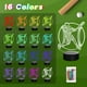 thumbnail image 4 of Luz nocturna LED 3D CoolGift Mart Baseball con control remoto, 4 of 7