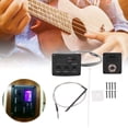 thumbnail image 4 of EIMELI Ukulele Pickup EQ Tuner with LED Display Electric Box 3 Segment Equalizer Musical Pickup Eq Tuner, 4 of 9