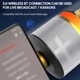 thumbnail image 3 of Amdohai Wireless BT Karaoke Microphone Portable Handheld Mic Speaker Machine, 3 of 8