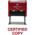 thumbnail image 2 of Vivid Stamp CERTIFIED COPY Self Inking Rubber Stamp (Red Ink) - Large, 2 of 2