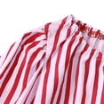 thumbnail image 6 of Girls Dresses Long Sleeve Striped Sleep Pajama Casual Loungewear Nightwear Kids Clothing, 6 of 8