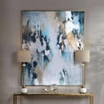 thumbnail image 7 of Uttermost Stormy Coastal Canvas and Wood Seas Hand Painted Canvas in Blue, 7 of 7