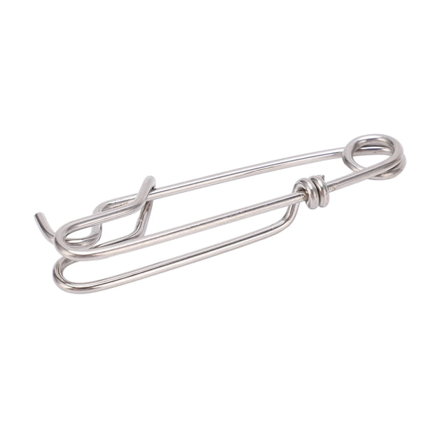 Fácil, rápido, Señuelo Snap 5pcs Clips de Línea Larga Conectores de Pesca en el Mar Giratorios A Presióni Hebilla para Colgar Con ojo Cerrado Herramienta de Pasador Rápido,