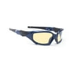 Computer Glasses with Sheer Glare Peach Double Sided Anti Reflective Lenses - Blue Sleek Plastic Wrap - 64/35-16-140