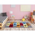thumbnail image 1 of Ottomanson Children's Garden Collection Non-Slip Rubberback Hopscotch Design 3x6 Kid's Runner Rug, 2'7" x 6', 1 of 6
