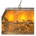 thumbnail image 3 of Meyda Tiffany 112603 Ducks In Flight 48" Wide Linear Pendant - Copper, 3 of 7