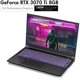 thumbnail image 2 of Laptop Gamer Sager  NP8852N 15.6'' Intel i7 RTX 3070 32GB 1TB, 2 of 3