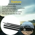 thumbnail image 5 of Window Weatherstrip Seal Belt Trim Fits For Toyota Tundra Crew Cab 2007-18 4 PCS, 5 of 7