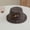 Coffee, variant on Gzbliryd Floppy Bucket Hat Cute Hats Adjustable Beach Hats Summer Beach Hat for Boys Girls for Swim Beach (Coffee,2-8 Years)
