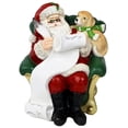 thumbnail image 1 of Santa and Resin Desktop Festive Statue with Joyful Poses for Holiday Decoration and Cheerful Expression Display, 1 of 6