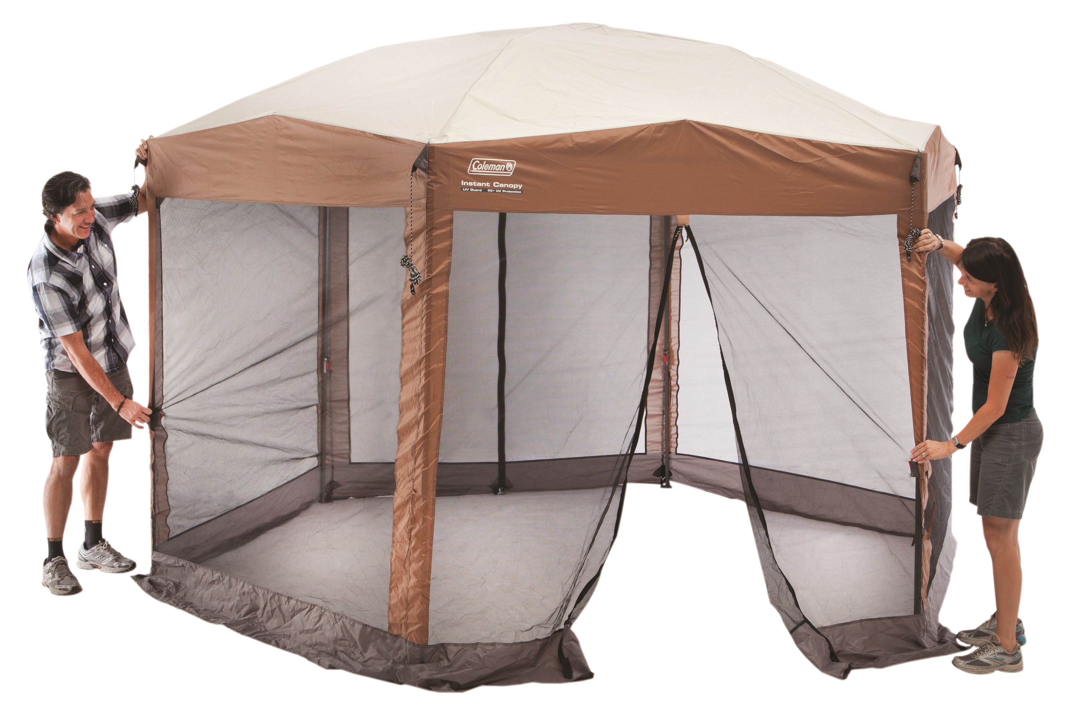 Coleman Screened Canopy Sun Shade 12x10 Tent With Instant