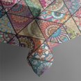 thumbnail image 6 of Boho Bohemia Flower Rectangle Tablecloth 60"x102",Waterproof Polyester Rectangle Table Cloth, Wipeable Spillproof Polyester Tablecloth for Dining, Camping, Indoor and Outdoor, 6 of 6