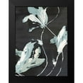 thumbnail image 2 of PI Studio 19x24 Black Modern Framed Museum Art Print Titled - Blue Flora I, 2 of 5
