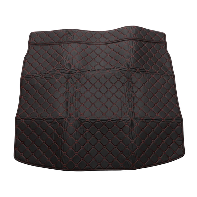 Tapete de forro de carga Unique Bargains para maletero trasero para Honda CRV 2023-2024 EV XPE Cuero de microfibra Negro Cara plana Patrón circular 3D