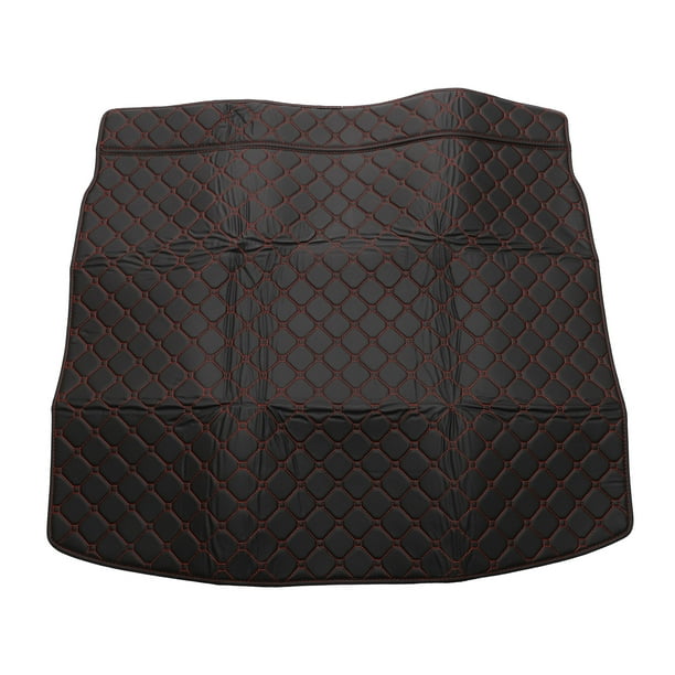 Tapete de forro de carga Unique Bargains para maletero trasero para Honda CRV 2023-2024 EV XPE Cuero de microfibra Negro Cara plana Patrón circular 3D