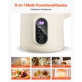 thumbnail image 5 of Nut Milk Maker 6-in-1 20oz Capacity 6 Stainless Steel Blades 70dB Low Noise 12H Timer Self-Cleaning for Soy Nut Oat Milk, 5 of 8