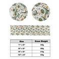thumbnail image 6 of Xipuska Farm Fruit Bed Runners for Queen Size Bed, Decorative Bed Throws for Foot of Bed, Country Botanical Flower Floral Leaf Carrot Bed Runner Sofa Throw Bedding Scarf Slipcover for Bedroom, 6 of 6
