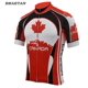 thumbnail image 4 of Jersey de ciclismo de Canadá para hombre, rojo y negro, manga corta, ropa de ciclismo, jersey, ropa de bicicleta Braetan, 4 of 4