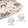 thumbnail image 3 of Balery Vintage Farm Pigs Funda de Cojín Estampada, Regalos para Mujeres, Regalos de Amor para Ella, Regalos para Novia o Esposa, Funda de Almohada-14"x20", 3 of 6