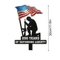 250th Anniversary Acrylic Garden Decorative Stake Outdoor Courtyard ...
