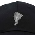 thumbnail image 2 of DALIX Unstoppable Like A Tornado Hat Womens Embroidered Baseball Cap in Black, 2 of 5