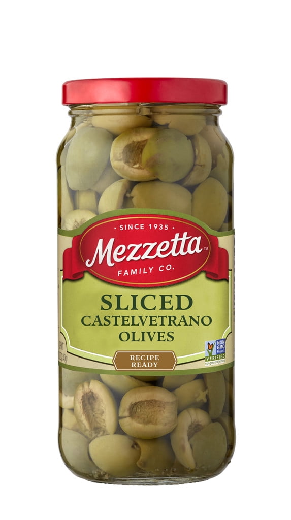 Mezzetta Italian Gorgonzola Stuffed Castelvetrano Style Olives, 16