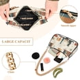 thumbnail image 2 of FORMRS Womens Shoulder Bag with Chain Strap Clutch Purse Cute Tote Handbag, Cats Reading Pattern, 2 of 7