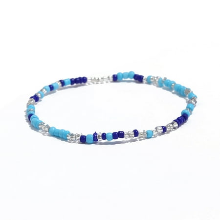 

50pcs Colorful Rice Bead Bracelets Unique Simple Colour-fast Ankles Chains Multi-purpose Chic Girls Anklets Feet Decor 39