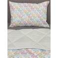 thumbnail image 3 of Indie Comforter & Sham Bedding Set, Colorful Pattern with Classical Old Fashioned Eyeglasses Nerd Smart Hipster Doodle, 3 pcs Duvet Set Microfiber Filling Quilt, 5 Sizes, Multicolor, by Ambesonne, 3 of 4