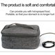 thumbnail image 3 of Mini horno portátil, bolsa de calefacción portátil USB para comida, almuerzo, oficina, hogar, coche, camioneros, mini lonchera con calefacción, material de tela Oxford, 3 of 5