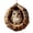 Brown owl, variant on Woodland Animal Shell Ornaments 2026, Hedgehog Peeking Christmas Ornament, 3D Resin Hanging Decorations for Xmas Tree, Country Christmas Decor and Nature-Inspired Gift