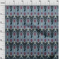 thumbnail image 2 of oneOone Organic Cotton Poplin Twill Fabric Stripe & Paisley Ikat Print Fabric By Yard 42 Inch Wide, 2 of 4
