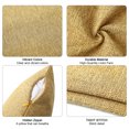 thumbnail image 4 of SHANLUO Throw Pillow Covers 20x20 - Decorative Pillows for Couch Set of 2 Rustic Burlap Linen Cushion Cover Large Accent Pillowcase for Bedding, Home Decor, Sofa, Bed Outdoor Farmhouse Fall Yellow, 4 of 6