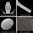 thumbnail image 4 of SKMEI Watches for Men Fashion Business Mens Watch Analog Quartz Big Face Luxury Classic Stainless Steel Waterproof Luminous Wristwatch, 4 of 8
