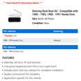 thumbnail image 2 of Steering Rack Boot Kit - Compatible with 1980 - 1983, 1988 - 1991 Honda Civic - Beck Arnley, 2 of 2