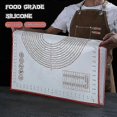 thumbnail image 2 of Oversize 80/70/60cm Silicone Baking Mat Pastry Rolling Kneading Pad Kitchen Crepes Pizza Dough Non-stick Pan Pastry Mat, 2 of 5
