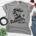 thumbnail image 2 of Schnauzer Mom, Unisex Women's Shirt, Mini Schnauzer, Schnauzer Owner, Funny Dog Mom Gift, Dark Heather Gray, X-Small, 2 of 6