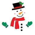 thumbnail image 1 of Pegatinas magnéticas de Navidad, imanes de nevera de muñeco de nieve de Navidad Imanes de nevera de muñeco de nieve de Navidad Decoraciones navideñas construidas para el futuro, 1 of 8